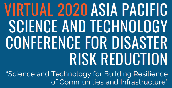 2020 e-Asia Pacific Science and Technology Conference for Disaster Risk Reduction